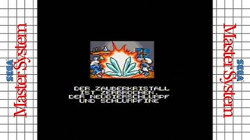 Les Schtroumpfs Autour du Monde [EU] | Master System | Intro zu Die Schlümpfe 2 | Keine Emulation