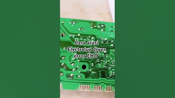 Cara atasi Electrolux dryer error EHO #BaikPulihBaranganElektrikElektronik #repair #servis