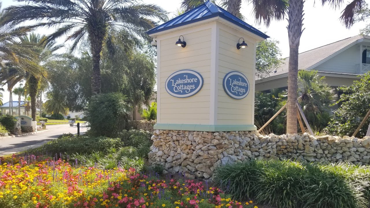 Drive Through Tour of Lakeshore Cottages at Lake Sumter Landing in The