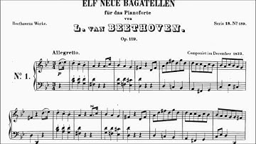 Beethoven Op.119 11 Bagatelles (Complete)