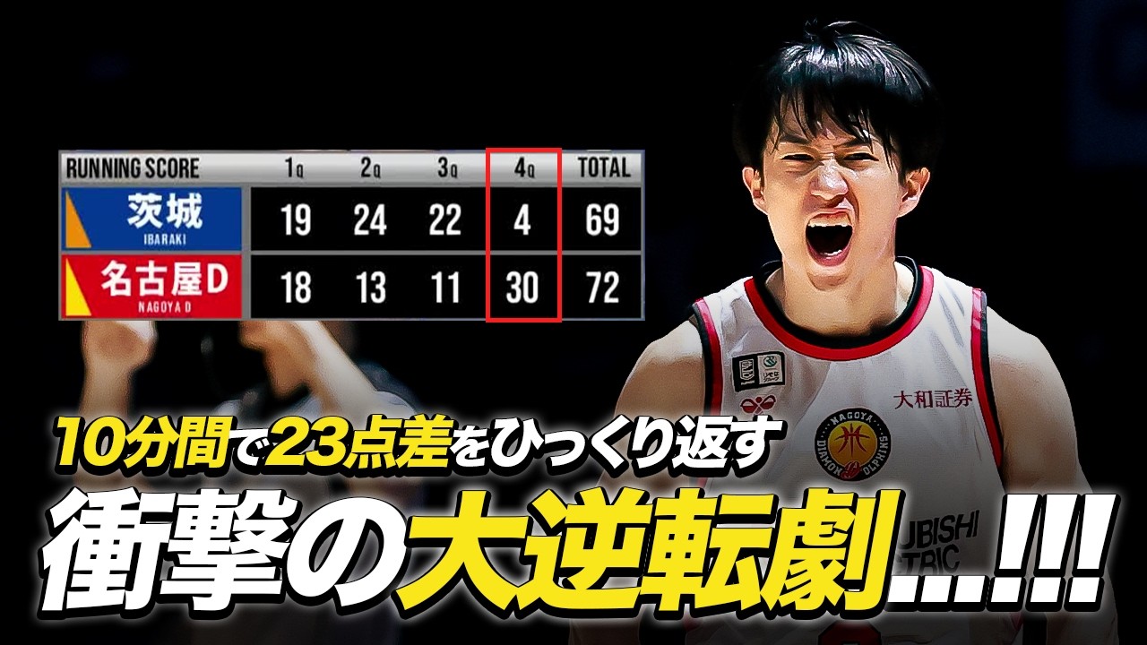 大逆転】日本代表・齋藤拓実が覚醒！23点差を覆した衝撃の最終