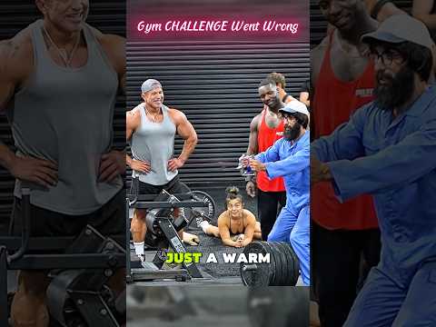 Gym CHALLENGE Went Wrong....#gym #funny #funnyvideo #trending