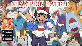Champion Battle Gameplay - Pokemon RPG Android Game screenshot 5