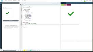 CS Foundations Turtle Graphics 3 While Loops, Guess a Number