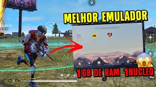 NOVO MELHOR EMULADOR PARA PC FRACO 1GB SEM PLACA DE VIDEO 32 E 64 BITS PC NOTEBOOK FRACO LEVE FPS  