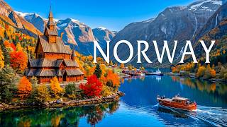 Norway Autumn 2026 8K 🇳🇴 | Golden Landscapes, Majestic Fjords & Scenic Mountain Roads