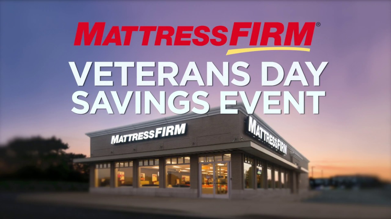 mattress firm veterans day