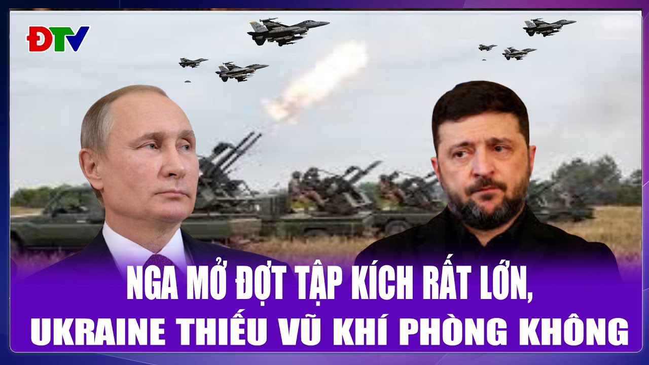 THỜI SỰ QUỐC TẾ TRƯA17/1:Nga mở đợt tập kích rất lớn, Ukraine thiếu vũ khí phòng không| Điện Biên TV