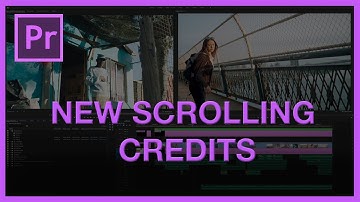 Part27:  How to Create Scrolling Credits with Adobe Premiere Pro CC 2018 with the new Roll Feature