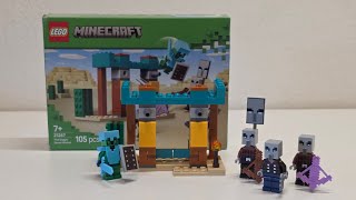 Review!LEGO Minecraft 21267 The Illager Desert Patrol