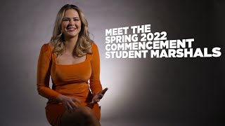 Meet the Student Marshals of the Spring 2022 Commencement