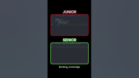 Junior vs senior python developer 🐍 | #python #coding #programming #shorts  @Codingknowledge-yt