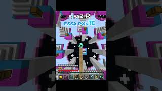 ⚡ APRENDA A FAZER PONTE RÁPIDA! (Sky Wars) #minecraft #minecraftgameplay #dicas #shorts