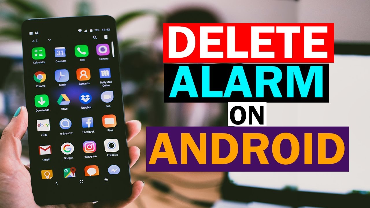 How to delete All Alarm on Android Phone Do It Yourself. YouTube