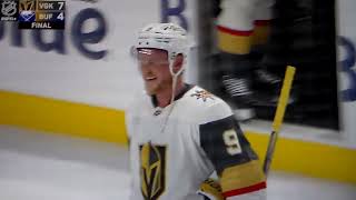 Golden Knights' Jack Eichel finishes hat trick vs. Sabres with empty net goal Golden Knights' Jack Eichel finishes hat trick vs. Sabres with empty net goal