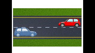 Kinematic Equations in 1 Dimension Sample Problem (Car driving directly toward each other)