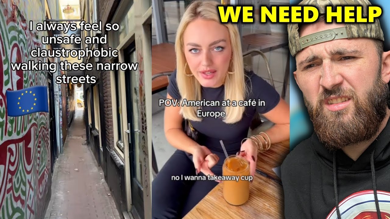 Когда бестолковые американцы едут в Европу... *отправить помощь*