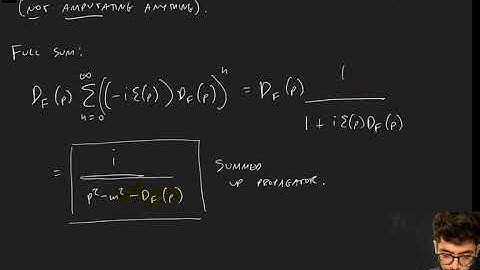 QFT2 Lecture 4b: Renormalization of the two-point function