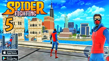 Spider Fighting: Hero Game (Mega Update) All New Skins Gameplay Android Part 5