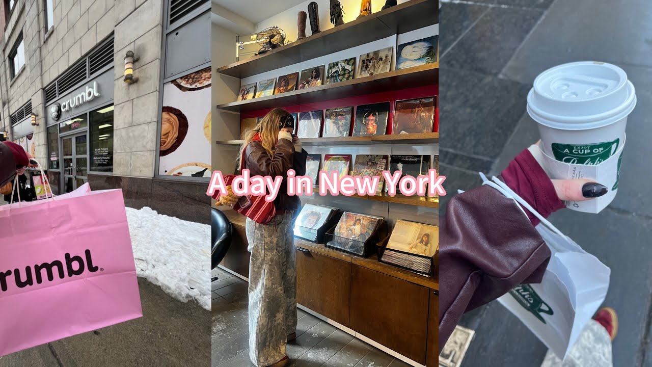 Shopping, food and wandering around NYC🫶🏻 #newyork #vlog 