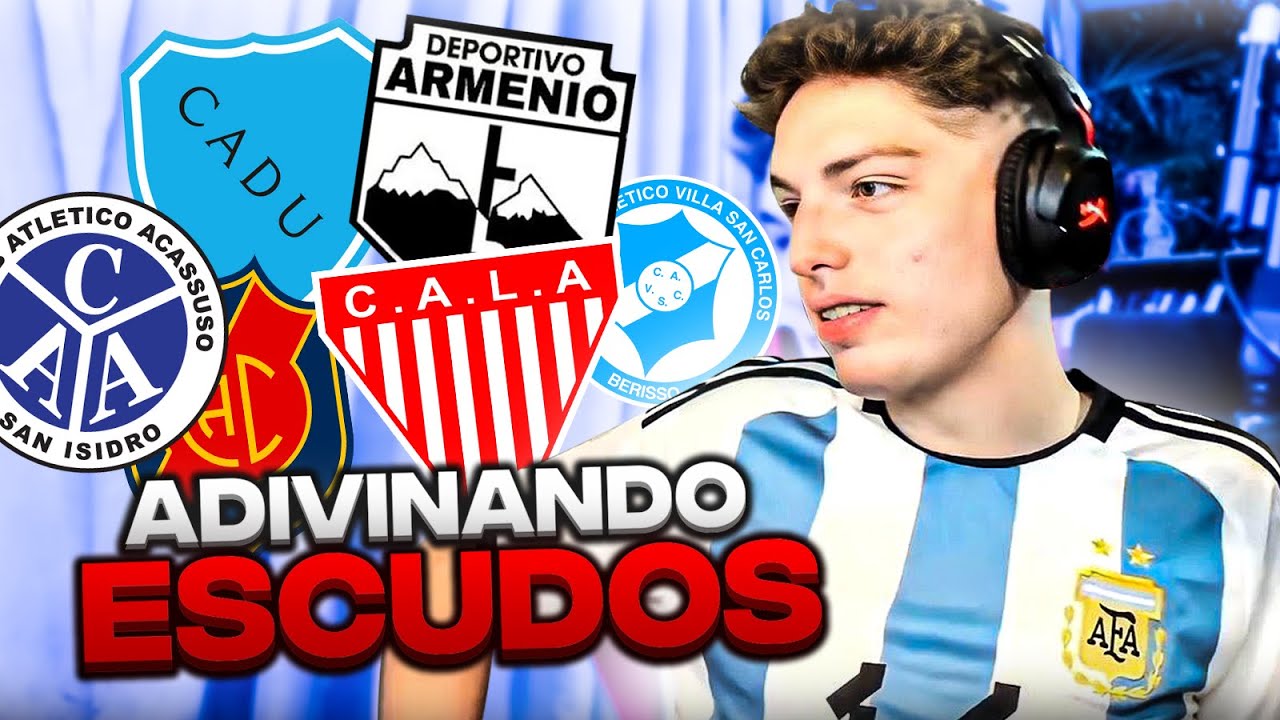 ADIVINANDO 100 ESCUDOS DEL FUTBOL ARGENTINO - CUANTOS CONOZCO?