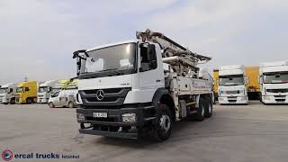 2016 JUNJIN JXZZ 25/4.11 HP CONCRETE PUMP 2017 MERCEDES AXOR 2529 AC 6X2