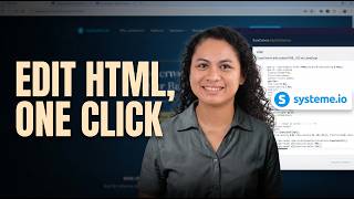 How to Edit Text in any HTML page in ONE CLICK (Systeme.io)