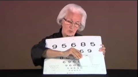 LEA NUMBERS® 15-Line Distance Chart