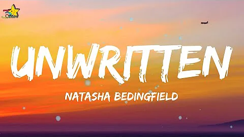 Natasha Bedingfield - Unwritten (Lyrics) Staring at the blank page before u open up the dirty window