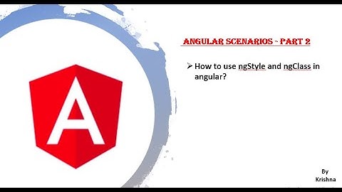 Angular / Built-In Directives / NgStyle & NgClass/Attribute Directives