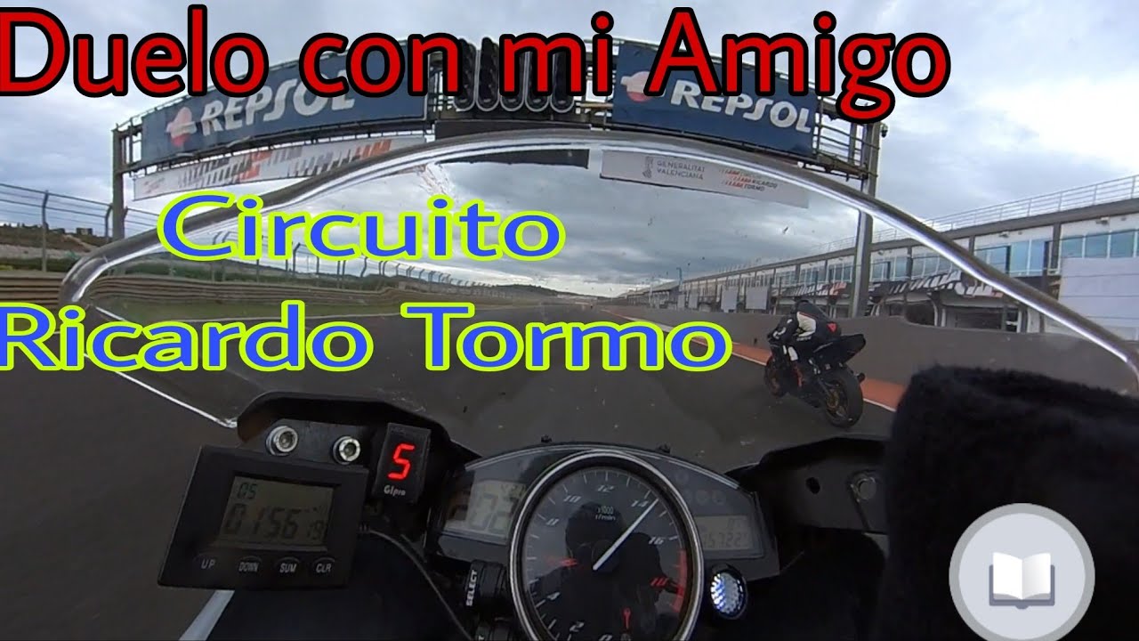 Yamaha R6r vs Yamaha R6 ( Circuito cheste) Ricardo Tormo