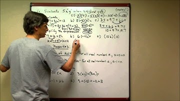 Lesson 2.1  Properties and Operations