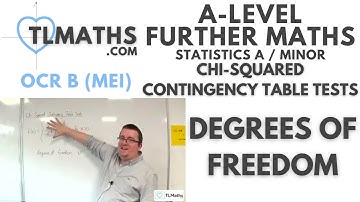 OCR MEI Statistics Minor E: Chi-Squared Contingency Table Tests: 05 Degrees of Freedom