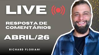 LIVE para respostas para comentário de ABRIL de 2026