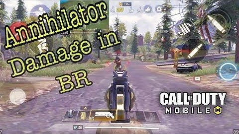 Annihilator Damage test in Battle Royale Cod Mobile...
