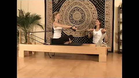 Hug a Tree Pilates Reformer Exercise
