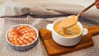 ✅ Cómo hacer SALSA ROSA Casera 💃🌹 Muy Fácil y Deliciosa | Salsa Cóctel para Marisco, Patatas...