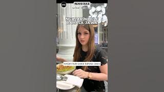 Reaksi Bule Dikerjain Bahasa Jawa‼️ #reaksibule #buleriview #shorts #viralvideo