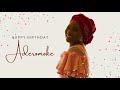 Celebrating aderomoke martins  23rd february 2021