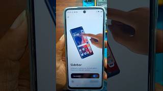 How to set smart sidebar in moto g45 5g || motorola smart sidebar setting