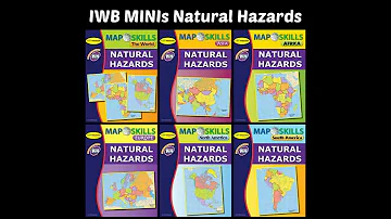 Map Skills: Natural Hazards MINIs Interactive Whiteboard Software
