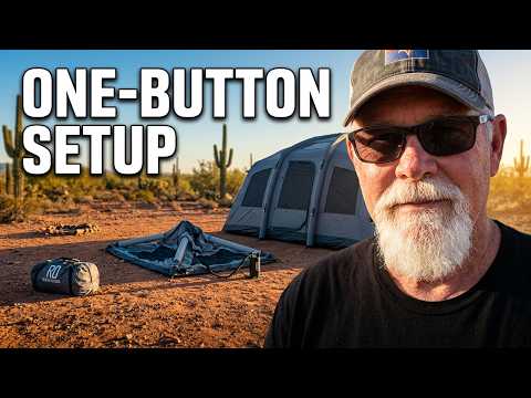Reactive Outdoor 10 Person Tent | Full Setup in the Desert