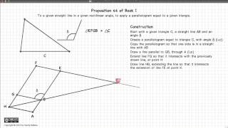 Details Euclid's Elements Book 1 - Proposition 44 News