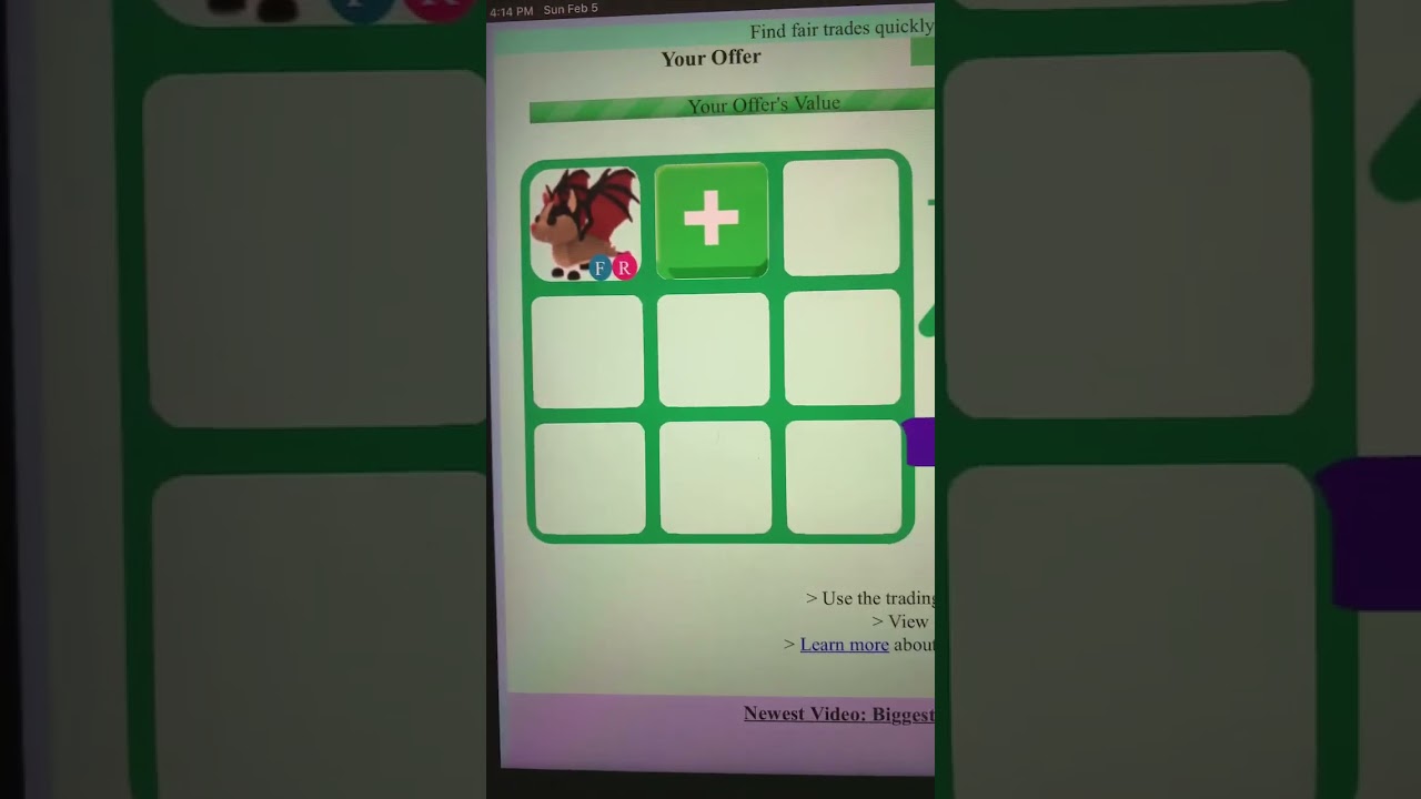 Is it fair? Adopt me trading values 