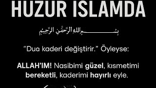 HUZUR İSLAM DA 📿🤲 AMİN
