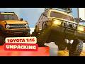 Unboxing rc car TOYOTA LC 80 1/16 (4K video)