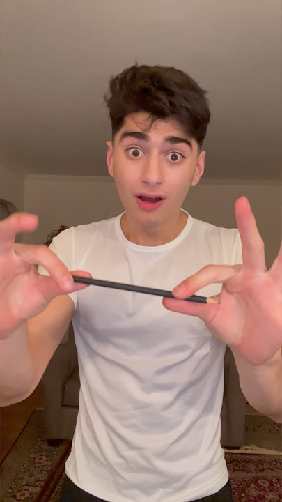 BENDING PENCIL MAGIC TRICK TUTORIAL 😱🤩