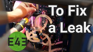 Patching a couple Leaks (Electronic Load Water Loop Update)