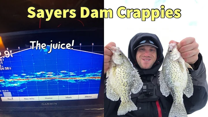Sayer's Dam Ice Fishing For JUMBO Schools Of Crapp...
