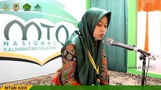 DURROTUL MUQOFFA (JATENG) QIRAAT SAB'AH MUROTTAL REMAJA MTQ NASIONAL KALSEL (IMAM IBNU KATSIR)